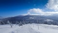 PrzeÃâÃâ¢cz Karkonoska, Czech, Karkonosze, Krkonose. Winter, snow